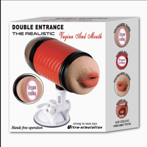 Âm Đạo Giả Rung 2 Đầu Gắn Tường - Double Pump