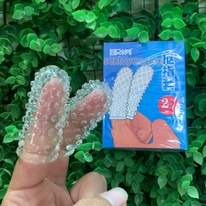 Bao Cao Su Đôn Đeo Ngón Tay Có Gai - Hộp 2 Cái