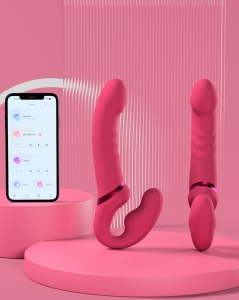 Dương Vật Giả 2 Đầu Cao Cấp Cho LESBIAN -  Siêu Rung - Điều Khiển Qua App Toàn Thế Giới - Lovense Lapis USA