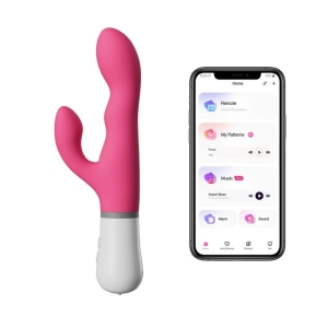 Dương Vật Giả Cao Cấp - Siêu Rung - Ngoáy - Tương Tác Điện Thoại Toàn Thế Giới - Lovense Nora